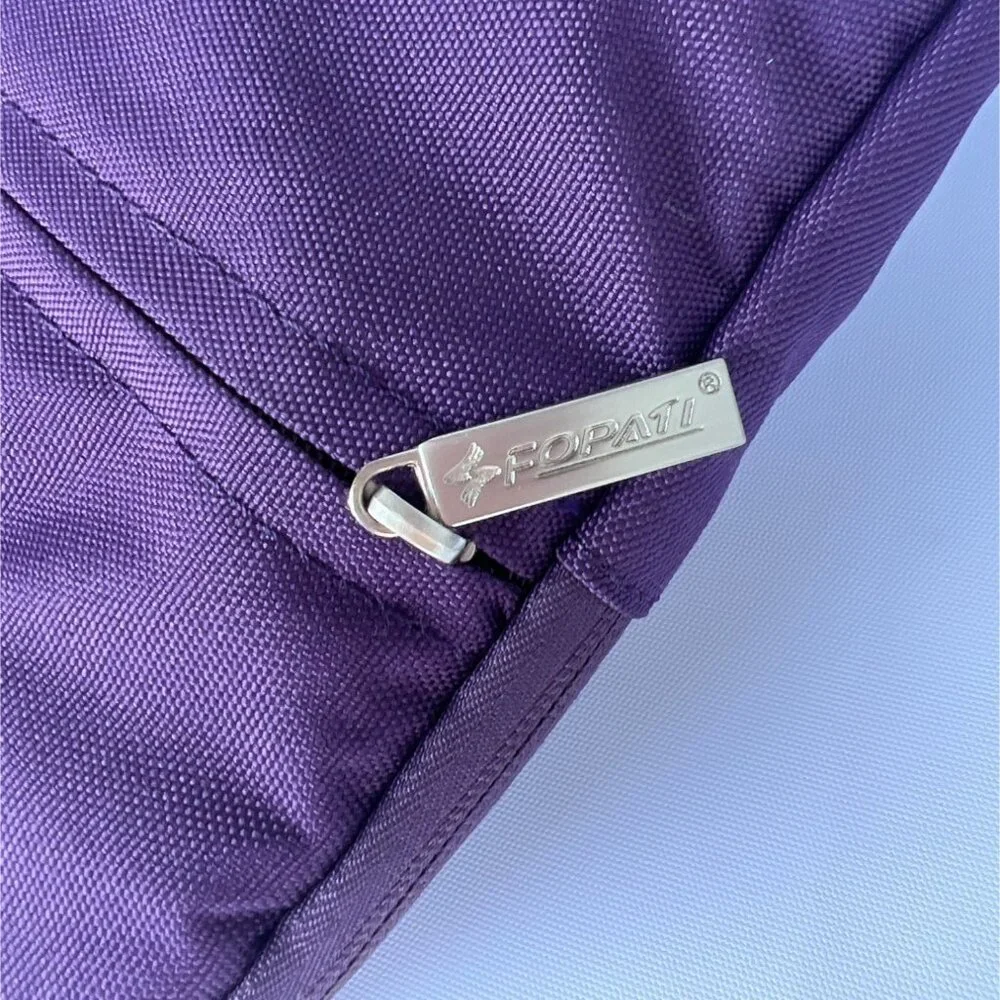 FOPATI Laptop Case Dark Purple Crossbody Laptop Bag